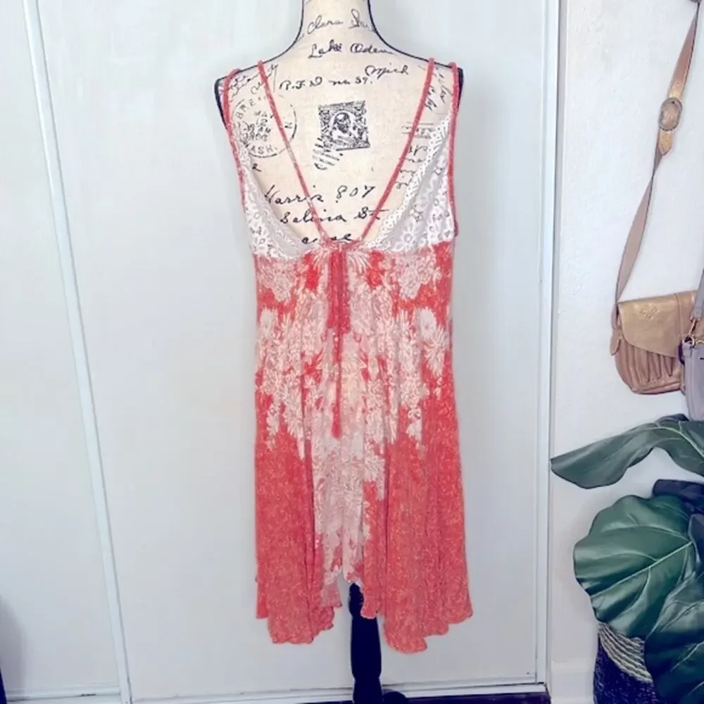 Free People Morning Sun Slip Mini Dress size Medium